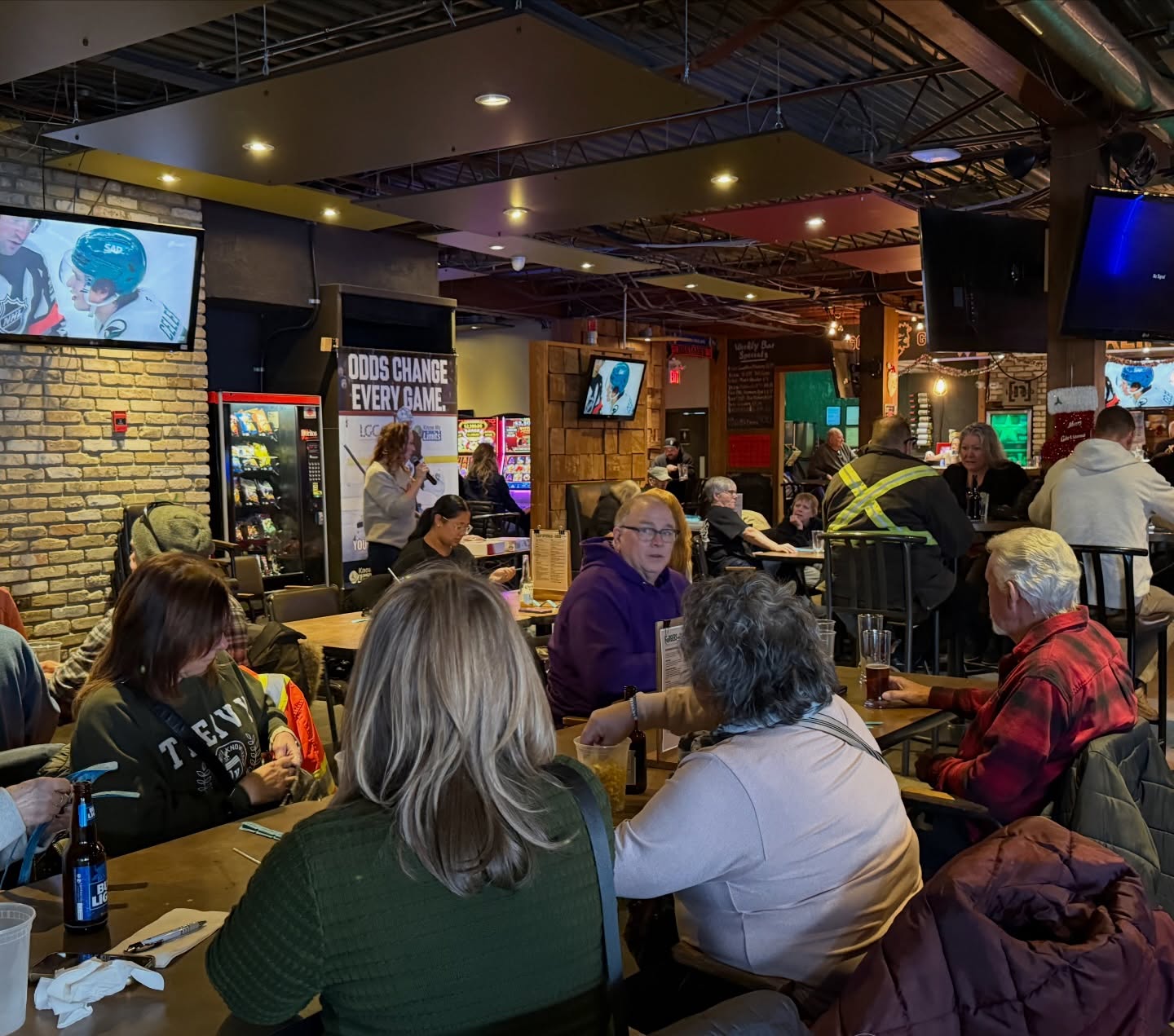 People enjoying themselves at The Nob bar.